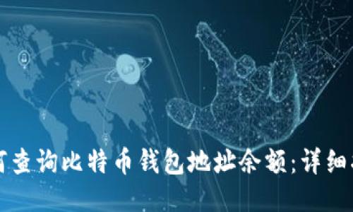 如何查询比特币钱包地址余额：详细指南
