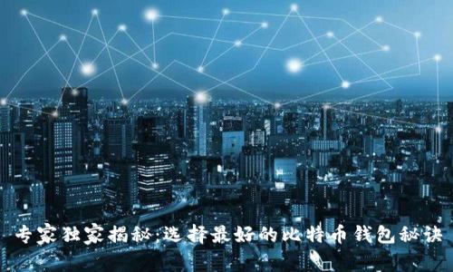 专家独家揭秘：选择最好的比特币钱包秘诀